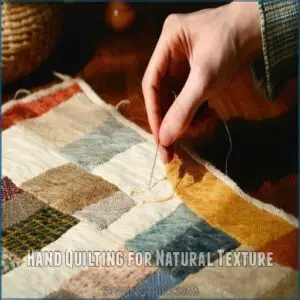 Hand Quilting for Natural Texture