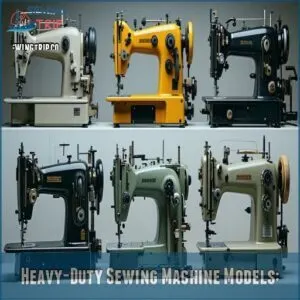 Heavy-Duty Sewing Machine Models: