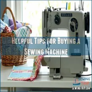 Helpful Tips for Buying a Sewing Machine