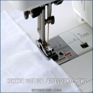 Hemmer Foot for Professional Hems Hemmer Foot for Professional Hems