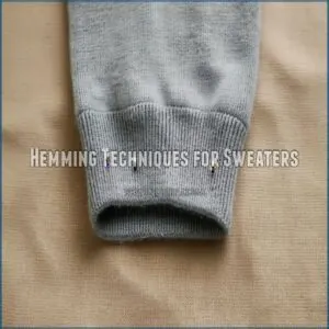 Hemming Techniques for Sweaters