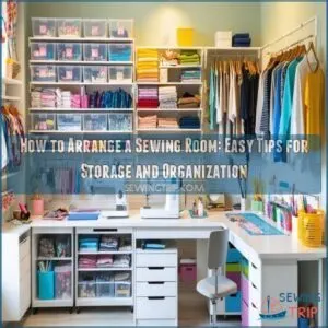 how to arrange a sewing room