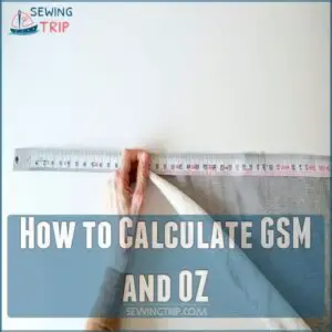 How to Calculate GSM and OZ