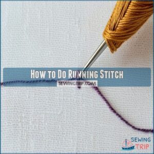 How to Do Running Stitch