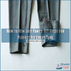 how to hem suit pants