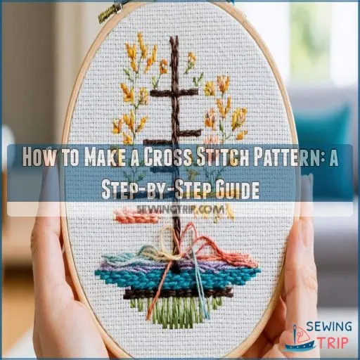 how to make a cross stitch pattern