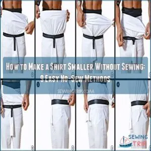 how to make a shirt smaller without sewing