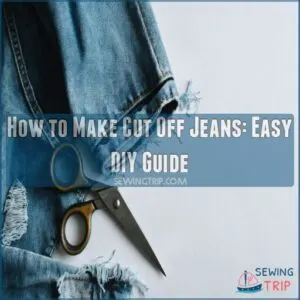 how to make cut off jeans