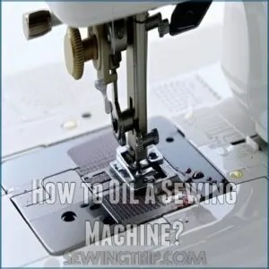 How to Oil a Sewing Machine