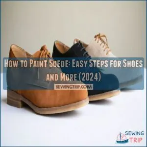 how to paint suede