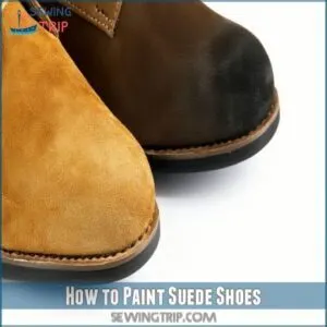 How to Paint Suede Shoes