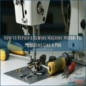 how to repair a sewing machine motor