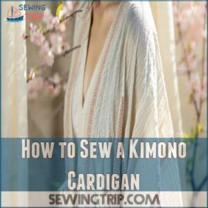 How to Sew a Kimono Cardigan