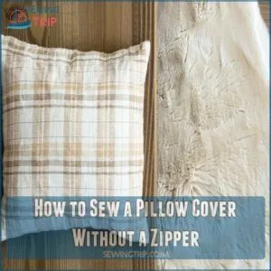 How to Sew a Pillow Cover Without a Zipper