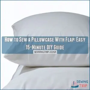 how to sew a pillowcase with flap