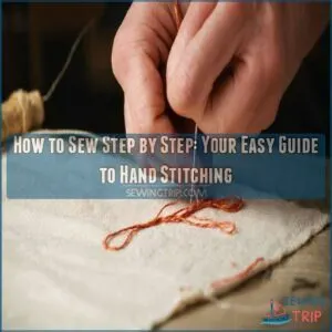 how to sew step by step