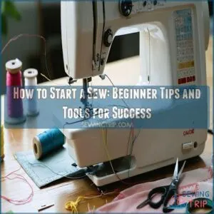 how to start a sew