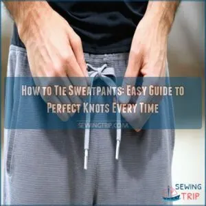 how to tie sweatpants