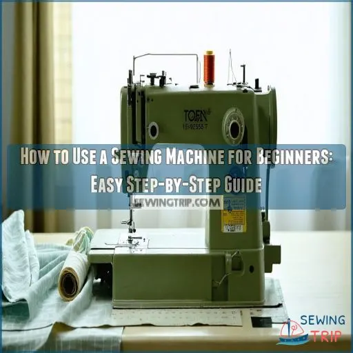 how to use a sewing machine for beginners