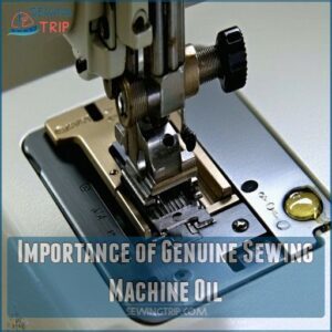 Importance of Genuine Sewing Machine Oil