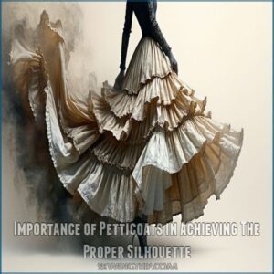 Importance of Petticoats in Achieving The Proper Silhouette