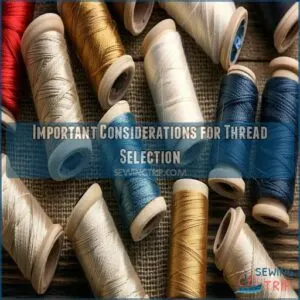 Important Considerations for Thread Selection