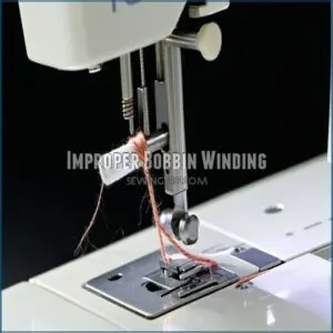 Improper Bobbin Winding