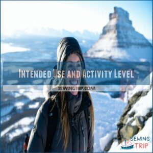 Intended Use and Activity Level