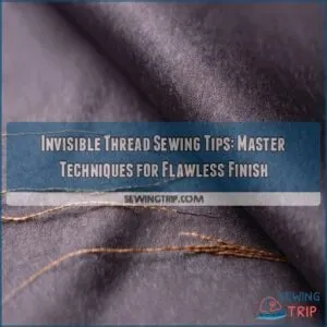 invisible thread sewing tips