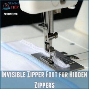 Invisible Zipper Foot for Hidden Zippers Invisible Zipper Foot for Hidden Zippers