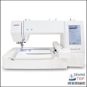 Computerized Embroidery Machines Compared: Top 9 8 Janome Memory Craft 400E Embroidery B01CKCMPDA
