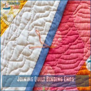 Joining Quilt Binding Ends