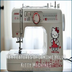 Key Features of Janome Hello Kitty Machines