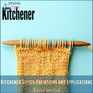 Kitchener Stitch Variations and Applications