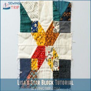 Lisa’s Star Block Tutorial Lisa’s Star Block Tutorial