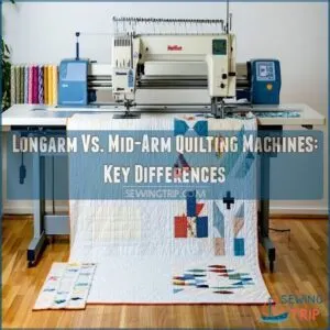 Longarm Vs. Mid-Arm Quilting Machines: Key Differences