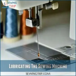 Lubricating The Sewing Machine