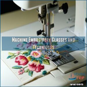 Machine Embroidery Classes and Techniques