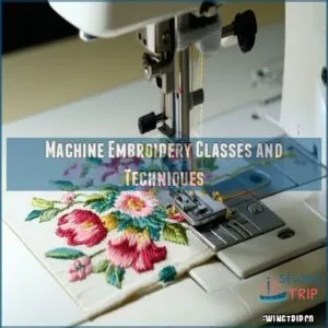 Machine Embroidery Classes and Techniques