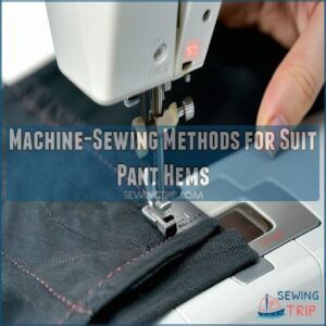 Machine-Sewing Methods for Suit Pant Hems