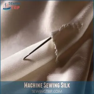 Machine Sewing Silk