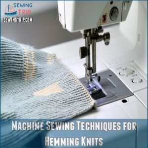 Machine Sewing Techniques for Hemming Knits