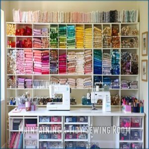 Maintaining a Tidy Sewing Room