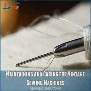 Maintaining and Caring for Vintage Sewing Machines