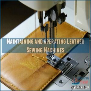 Maintaining and Operating Leather Sewing Machines