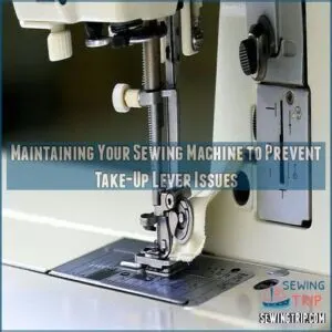 Maintaining Your Sewing Machine to Prevent Take-Up Lever Issues