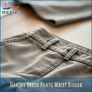 Making Dress Pants Waist Bigger