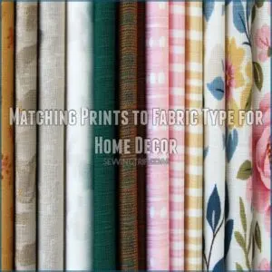 Matching Prints to Fabric Type for Home Decor