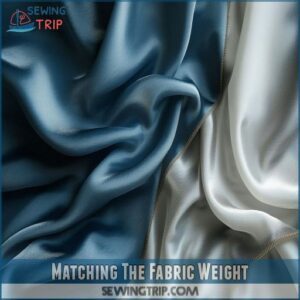 Matching The Fabric Weight