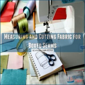 Measuring and Cutting Fabric for Boxed Seams